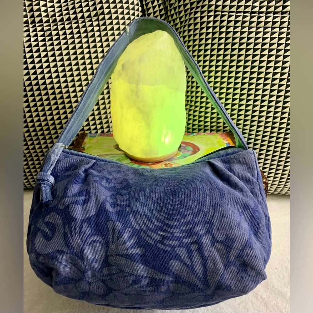 🪷Amani bag 🪷 denim fabric, small, bag with zipper and expanded interior.🪷#AME